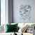 WallXpert metalni zidni ukras RT-NMWD-862, linijski ženski portreti, 58,5 x 41 cm, crni