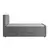 Livetastic BOXSPRING POSTELJA 120 cm  x 200 cm , les, kovina, umetna masa, tekstil svetlo siva