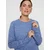 Vero Moda Petite Pulover DOFFY, modra
