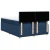 vidaXL vidaXL Box spring postelja z vzmetnico modra 140x200 cm blago, (21310854)