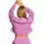 BeastPink Women‘s Grace Sweatshirt Purple