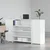 Recepcijski stol Bijeli 180x50x103,5 cm Inženirsko drvo