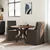 Trpezarijske stolice 2 pcs Tamno siva 57 x 67 x 98 cm