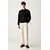 Lacoste Classic Fit Fleece Sweatshirt SH9801 - Black Črna