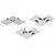 Kubala Zaponke Smart Level MINI Clips, 1 mm, 100 pcs.
