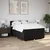 Vidaxl Box spring postelja z vzmetnico črna 140x200 cm blago