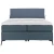 Hom`in POSTELJA BOXSPRING 120 cm x 200 cm , tekstil modra, temno modra