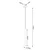 Sollux SL.1170 - Luster na sajli PASTELO 1xG9/8W/230V zlatna