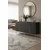 Hanah Home komoda Poli 150, 150 cm, antracit / zlatna