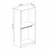 Hanah home Ormar Kale 90x210x52cm Beli