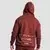 GymBeam Zone Zip Up Hoodie Cherrywood