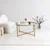 Wallity Klub sto Gold Sun S404 83x40x83cm Zlatni