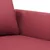 Vidaxl Kavč dvosed vinsko rdeč 120 cm umetno usnje