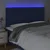 Vidaxl LED posteljno vzglavje modro 200x5x118/128 cm blago