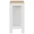 Vidaxl Barska miza s polico 110x50x103 cm bela