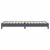 vidaXL Box Spring postelja brez vzmetnico Temno siva 90x220 cm Velvet