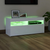 TV ormarić s LED svjetlima bijeli 90 x 35 x 40 cm