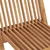 Vidaxl Vrtnik Bistro Set 3 szt. Rjava Masivno teakovo les