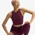 Modrček adidas by Stella McCartney Training Crop Top Maroon L