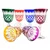 Marika Barvni kristalni kozarci za vino 220 ml Olive Grid