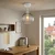 BRILAGI - LED Plafonski luster R GLASS 1xE27/60W/230V prečnik 25 cm bela/zadimljeno siva
