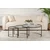 Hanah Home Set stolova za dnevnu sobu Aurum, 42x35x42cm, 60x39x60cm, 80x43x80cm, 3 komada, Crni