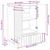 Kreveta Staro drvo 66 x 34,5 x 97 cm Konstruirano drvo