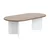 Hanah Home Klub sto Sable, 119x40x60cm, Braon