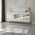 Hanah Home Komoda Nice 180x80x40cm Belo-Zlatna