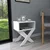 Hanah Home pomoćni sto X Legs, 43 cm, beli
