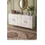 Hanah Home komoda Ilay 150, 150 cm, bela / zlatna