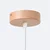 Sollux SL.1323 - Luster INDY na sajli 1xE27/15W/230V O 38 cm bela