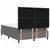 Vidaxl LED Box Spring Postelja Svetlo siva in bela. 140 x 200 cm