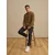 DAN FOX APPAREL Pulover Justus karamel