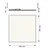 DAWN LED Panel Hn-Pl6060, 40W, 4000K, 4000lm, Backlight, IP65