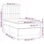Vidaxl Box spring postelja z vzmetnico krem 90x200 cm blago