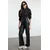 Trendyol Milla ženske pantalone Twoaw25Pl00068, crna-crna