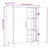 Komoda boja starog drva 70 x 34 x 90 cm od konstruiranog drva