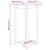 Barski stol bijeli 60 x 60 x 110 cm od masivne borovine