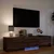 TV ormarić s LED rasvjetom Smeđi hrast 165 x 34 x 40 cm