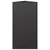 Vrtne sadilice 2 kom crna trokutasta 40x34,5x75 cm čelične