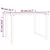 Vidaxl Vrtna miza antracit 55x40x37 cm jeklo