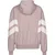 Womens Crinkle Batwing jacket dukrose/whitesand