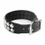 Zapestnica BLACK SNAKE ROUND RIVETS 2 ROWS - LSF1 89