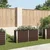 Vidaxl Visoka greda rjava 160x40x77 cm pocinkano jeklo