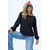 Trend Alacati Stili Ženska bluza Alc-X14393, Crna
