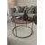 Hanah Home Royal klub sto O 75 cm, antik / bronzano staklo