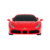 slomart RASTAR RC avto Ferrari 488 GTB, 1:24, črn