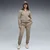 Puma Ženska trenerka Hooded Sweat Suit Full-Zip FL CL, Bež