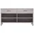 Klupa za cipele siva boja hrasta 102x35x55 cm konstruirano drvo